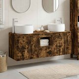  Set ormarića za kupaonicu 3 kom. Dimljeni hrast Smeđa 49,5 x 44,5 x 66 cm | Shoptok.si