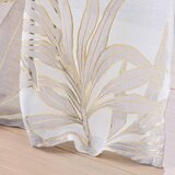 Douceur d intérieur Bež-zlato prosojna zavesa 135x240 cm Vayana – | Shoptok.si