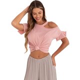 FANCY Blouse-FA-BZ-6946.93P-light pink | Shoptok.si
