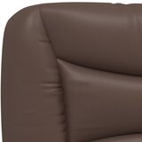  Jastuk za uzglavlje Hvar smeđi 120 cm od umjetne kože | shoptok.hr