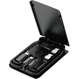 BUDI Multifunkcionalni box wireless punjač, 15W, Crni