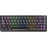  Tastatura gaming RAMPAGE REBEL black, Mechanical, Low Profile, red switch, US Layout, Rainbow | Eponuda.ba