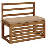  Jastučići za klupe - 2 dijela SOEST 2 kom. 100% poliester - Pijesak 60 x 40 x 5 cm Melange | shoptok.hr