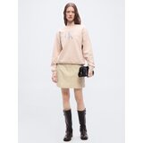 Calvin Klein Jeans Sweater majica siva / breskva / bijela | shoptok.hr