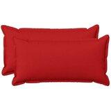  Jastuk s jastukom HOUTEN 2 kom. Crvena Umjetni lan - Crvena 40 x 80 cm 2 | shoptok.hr