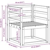  Set vanjskih sofa Čvrsto drvo akacije Prirodna | shoptok.hr