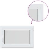  Okno za klet RISOR 90 x 70 cm PVC in steklo Bela, (5000215236) | Shoptok.si