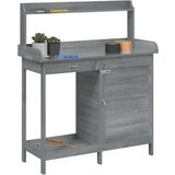  za sadnju s ormarićem 110 5x45x124 5 cm masivna jelovina | shoptok.hr