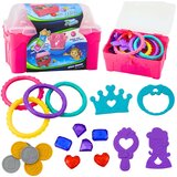  Set škrinja s blagom za ronjenje i zabavu u vodi, ružičaste boje, 21 komad. | shoptok.hr