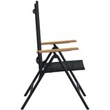  Ležaljke u vrtu 2 pcs Crna 58 x 73 x 111 5 cm Tekstilen | shoptok.hr