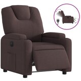 Maison Chic Električni naslanjač - Relax naslanjač temno rjavo blago, (22062075) | Shoptok.si