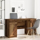 vidaXL Pisalna miza Stara les 140x49x76 cm Inženirski les u