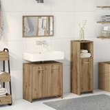  3-dijelni set kupaonskog namještaja käsityöläinen tammi Smeđa | Shoptok.si
