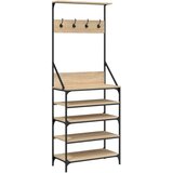 Maison Chic Regal za oblačila s prostorom za čevlje - Polica za čevlje son. hrast 70x34x184 cm, (21777940) | Shoptok.si