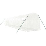  Staklenik s čeličnim okvirom bijeli 24 m² 12 x 2 x 2 m | shoptok.hr