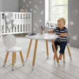 Bessagi Kids Otroški Stol Leni, Bela, Pinija | Shoptok.si