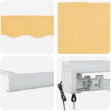  Povlačivi tende Pijesak 450 × 300 cm Tkanina i Metal | Eponuda.com