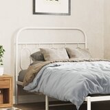 Maison Chic kovinsko posteljno vzglavje - vzglavna omarica - nočna omarica belo 100 cm, (21705064) | Shoptok.si
