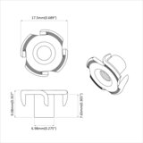  Urezana T-matica 12 pcs Srebrno M6 mm Čelik | Eponuda.com