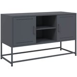 Maison Chic TV omarica - TV stojalo - Televizijska omarica antracitna 100,5x39x60,5 cm jeklo, (21700744) Cene