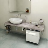 Sapho Ploča za umivaonik AVICE 150x49,5 cm siva/cement | Eponuda.com