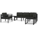 SOFA za jednu osobu s jastucima aluminijska antracit | shoptok.hr