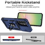 SUNSKY Hybrid Armor ovitek za Samsung A57, Moder | Shoptok.si