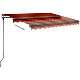  Samostojeća tenda na ručno uvlačenje 350x250cm narančasto-smeđa | shoptok.hr