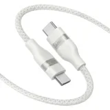 Zolo ojačani kabl USB-C na USB-C 240W, 0.9m, Beli