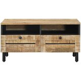  Kava Stol Smeđa i crna 80 x 54 x 40 cm Čvrsto drvo manga | Eponuda.com