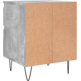  Noćni ormarići 2 kom boja betona 40x35x50 cm konstruirano drvo | shoptok.hr