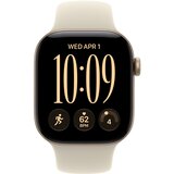 Apple Watch Serija 12 Cellular 42mm S/M MJG24ZR/A Aluminijasto ohišje Sv. zlato športni pas pesek | Shoptok.si