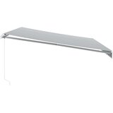 Tenda na ručno uvlačenje s LED antracit i bijela 500 x 350 cm | shoptok.hr