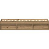 vidaXL Posteljni okvir brez vzmetnice artisian hrast 90x200 cm | Shoptok.si