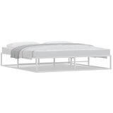 Maison Chic Posteljni okvir - Dvoposteljna postelja - Zakonska postelja brez vzmetnice bel 180x200 cm kovinska-J3597, (21772857) | Shoptok.si