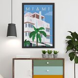 Wallity uramljena slika Miami, 40x55 cm Cene