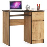 AKORD Piksel Računalniška Miza, Desna Izvedba, Hrast Craft, (5000332986) | Shoptok.si