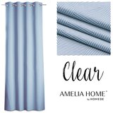  Curtain CLEAR color navy printed theme boho style classic silver silver metal eyelets velvet 140x250 AmeliaHome | shoptok.hr
