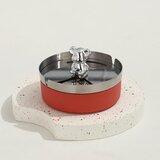 INF Komplet 2 pepelnikov v obliki medveda - elegantno in funkcionalno Orange, (21779363) | Shoptok.si