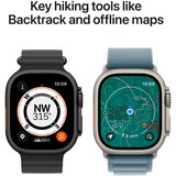 Apple Watch Ultra 3 Staza Petlje M/L MF1H4QF/A Boja remena: Crna/Antracit 49mm Titan kucište Crna | shoptok.hr