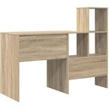 vidaXL Stol sonoma hrast 131.5 x 50 x 106.5 cm Konstruirano drvo | shoptok.hr