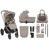Kikka Boo kolica za bebe 3u1 Goya Platinum Champagne Slike