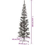  Usko božićno drvce crno 180 cm | shoptok.hr