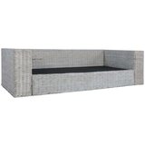 vidaXL trosjed od prirodnog ratana s jastucima sivi | shoptok.hr