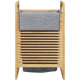 Košara za rublje sa sivom vrećom 32 x 30 x 36,5 cm od bambusa | shoptok.hr