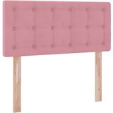  Postelja s shranjevanjem z vzmetnico Roza 100 x 200 cm Žamet, (5000100616) | Shoptok.si