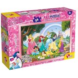 Lisciani Disney princeze 2 u 1 maxi puzzle od 24 dijela i bojanka 70x50 cm - Lisciani | shoptok.hr