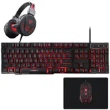 xl gaming set, slušalice, tipkovnica, miš, podloga za miš - CXL-KG350 kit gaming