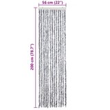  Zastor protiv insekata bijelo-sivi 56 x 200 cm šenil | Eponuda.ba