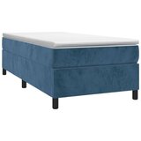  Za krevet s oprugama tamnoplavi 90x200 cm baršunasti | shoptok.hr